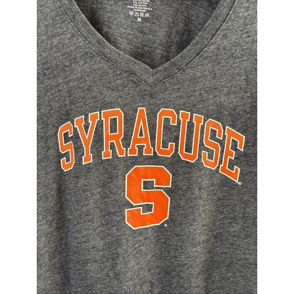 Blue 84 Women’s Blue V-Neck T-Shirt Syracuse Graphic Tee Size Medium - Picture 3 of 5
